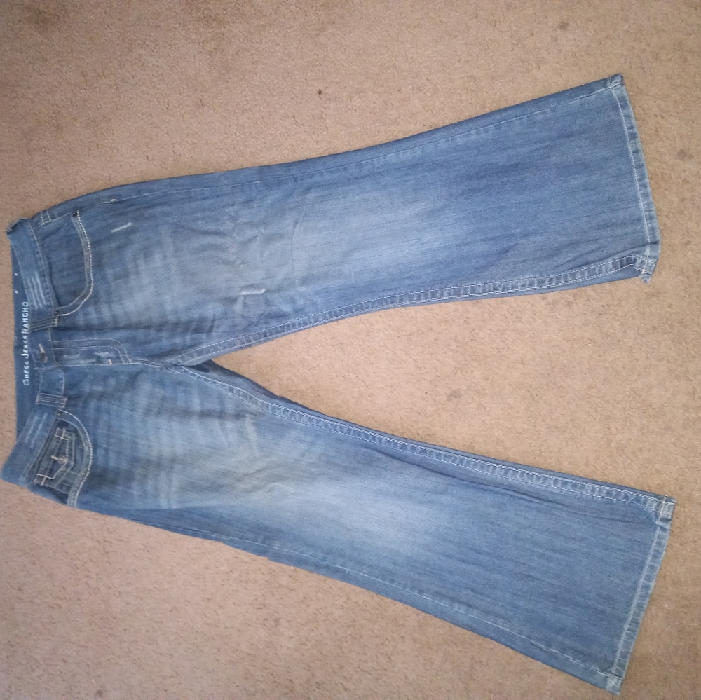 Guess jeans size 36x32 light blue